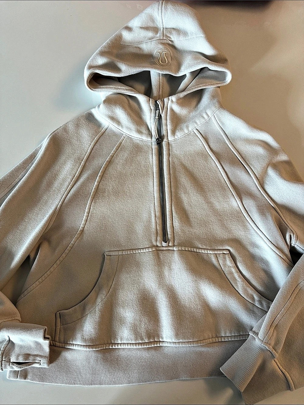 lululemon Scuba Oversized Half-Zip Hoodie White